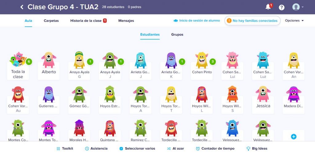 Aula Classdojo